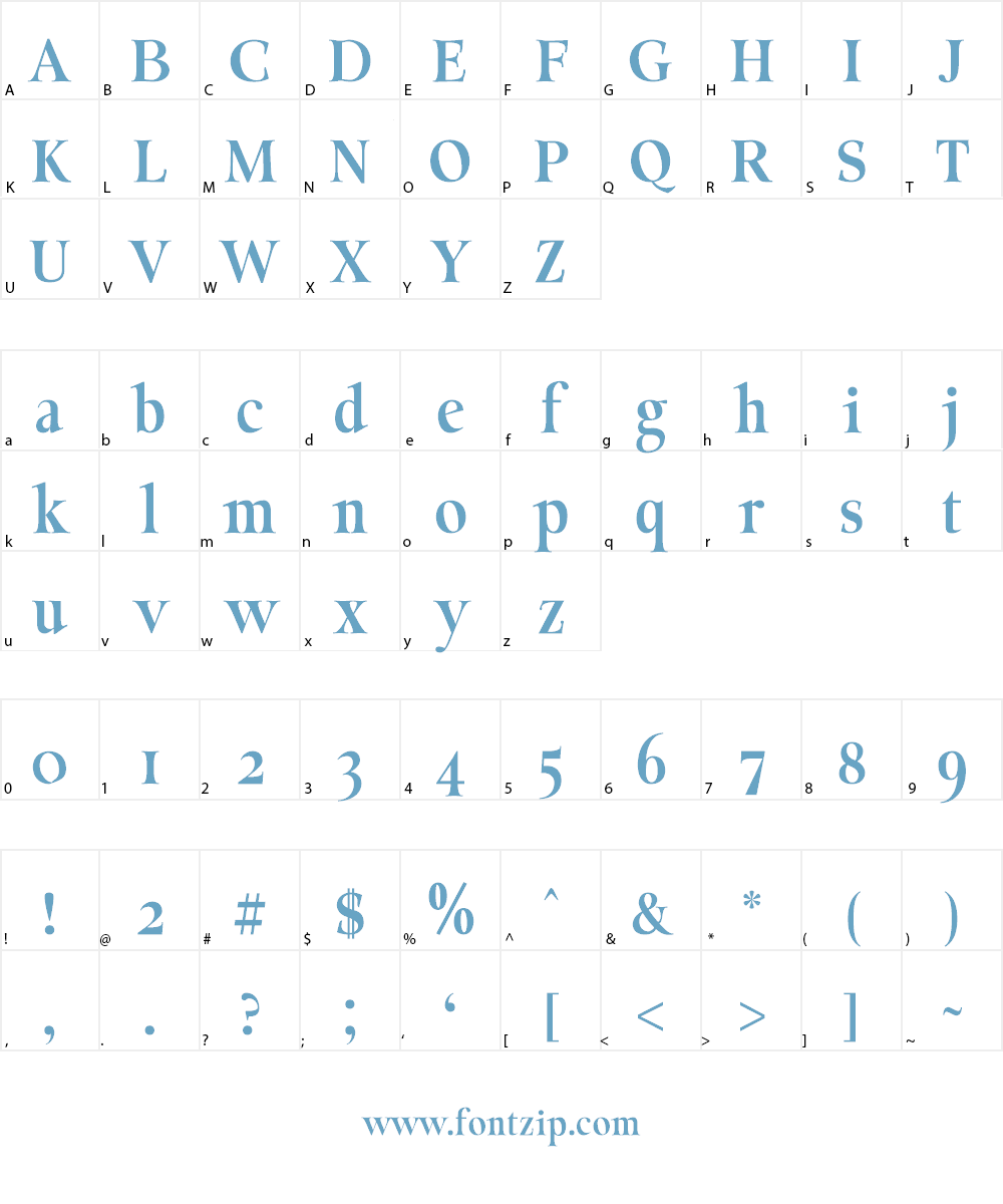 Classy Coiffeur Font Character